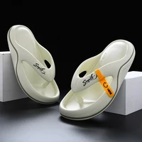 New Man Women Slippers Flip Flops Indoor Outdoor Beach Sandals Super Soft Bottom Slides Non-slip Thick Soled Men Slippers - Image 2