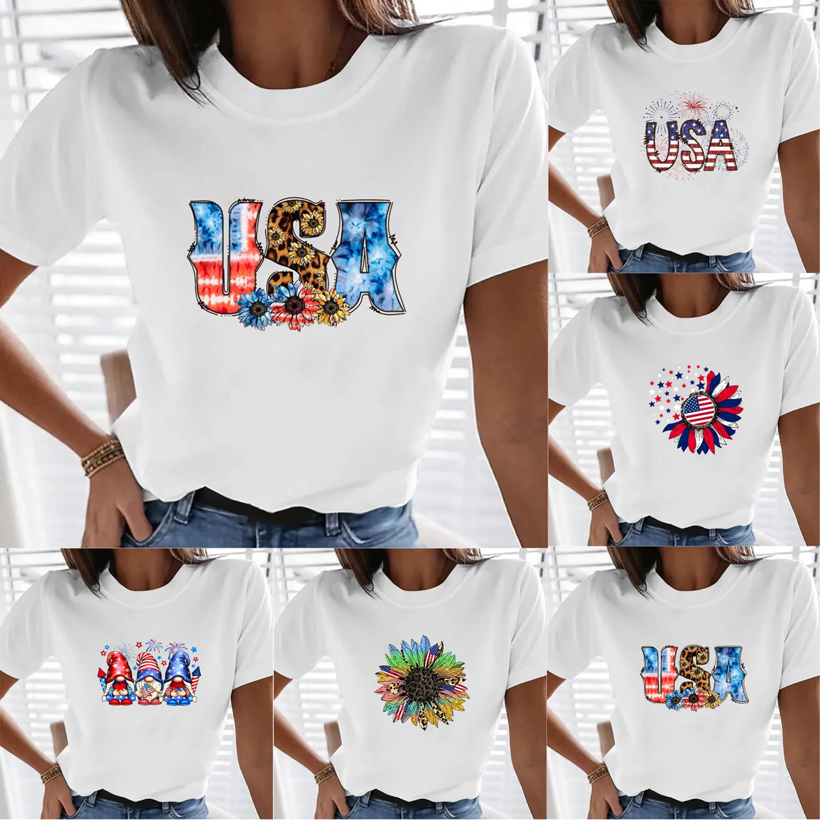 

Women Work Casual Women Summer Simple Casual Round Neck Short Sleeve Solid Rayon Blouses for Women V Neck Fitted Shirt