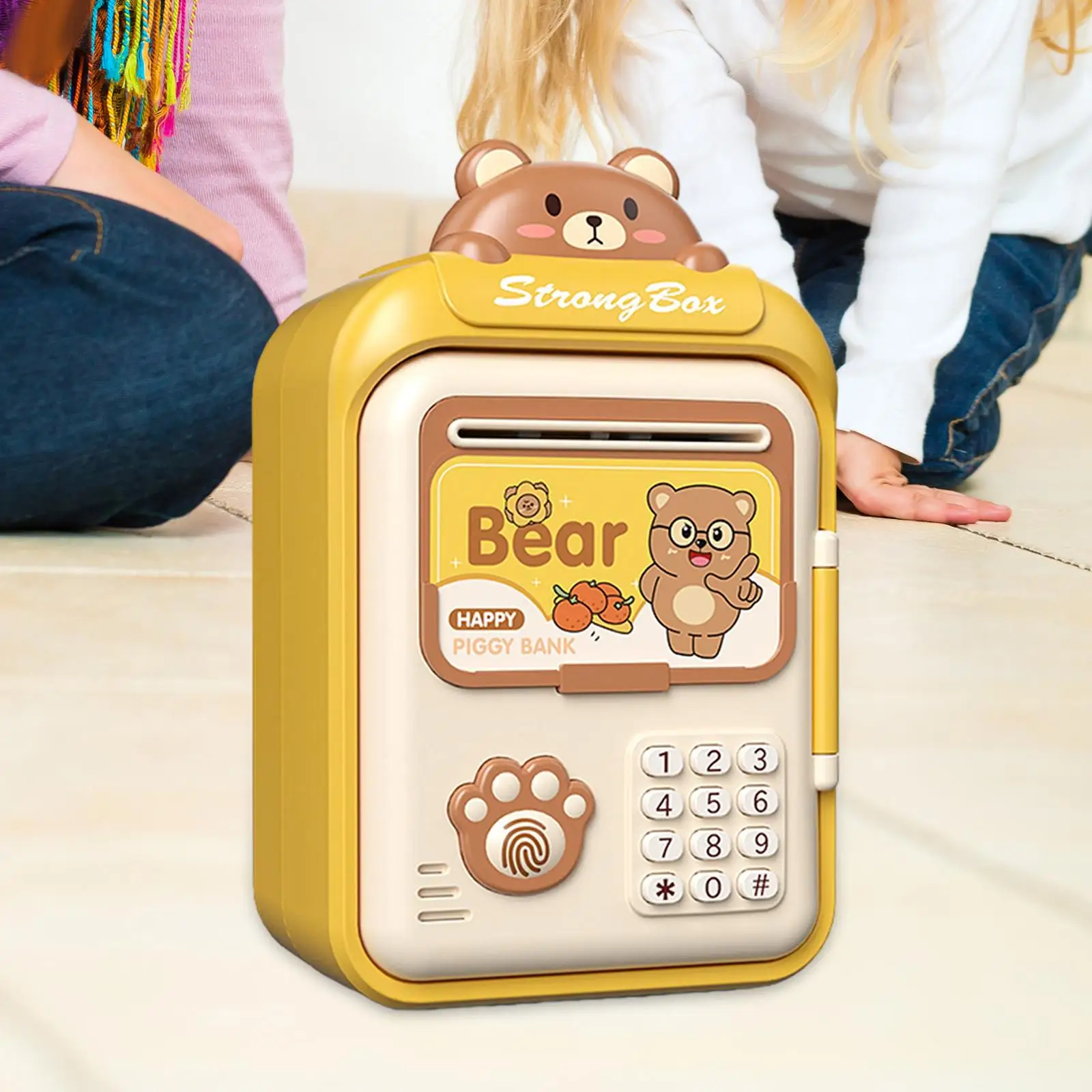 ATM Savings Bank with Songs Password Lock Savings Bank Password ATM Machine Electronic Money Saving Box for Gifts Girls Boys 3