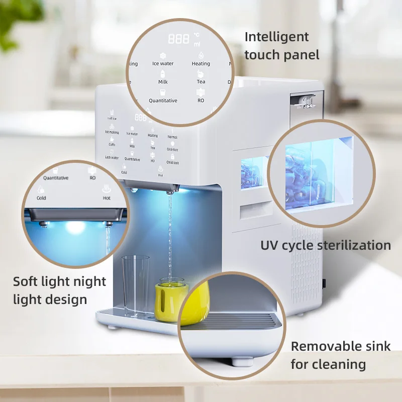 Compact Ice Maker With High Quality Small Bullet Ice Maker Machine for Home