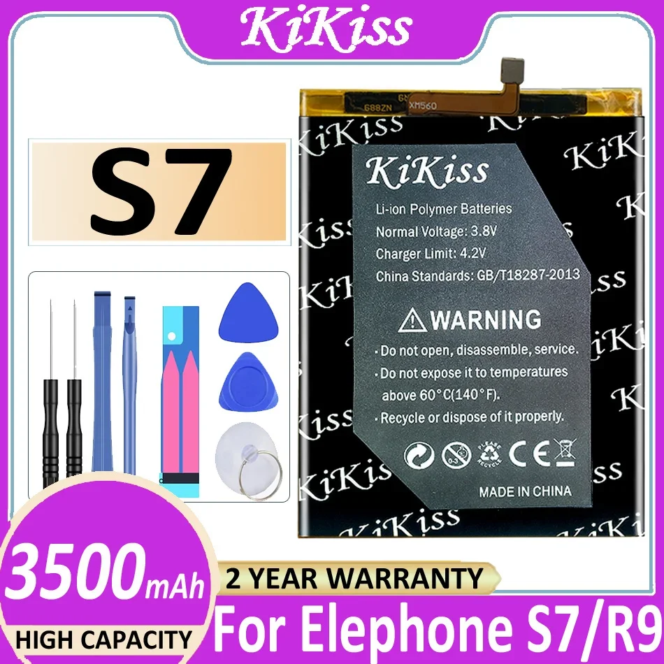 

Аккумулятор S 7 3500 мАч для Elephone S7 S 7 MT6797 Helio X20 Deca Bateria + Бесплатные инструменты
