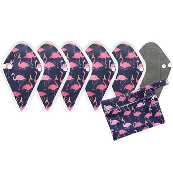 Assorbenti igienici femminili mutandine vaginali quotidiane per periodi tovagliolo lavabile guarnizioni riutilizzabili compresse da donna mestruali mensili 1