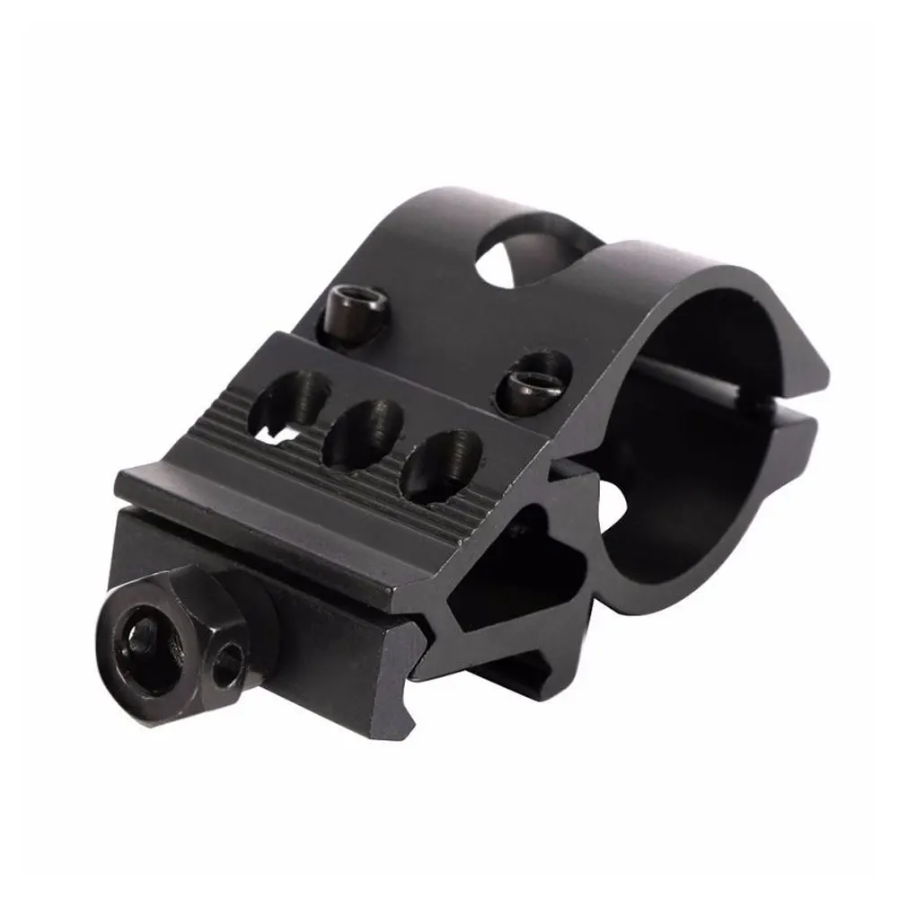 25.4mm Quick Release Offset Flashlight Scope Mount 20mm Picatinny Rail 45 Degree Sight Hunting Gun Airsoft Accessories