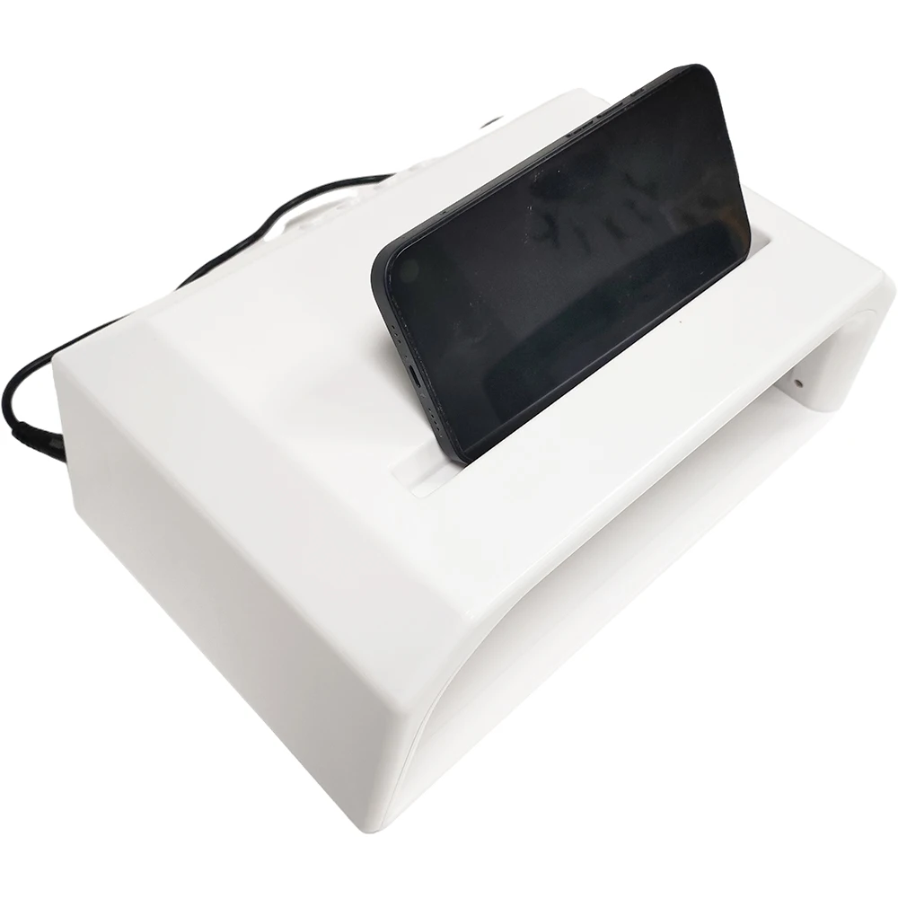 120w Double Hand Nail Lamp Quick Curing Gel Nail Dryer  60 Beads Led Nail Lamp Professional Manicure Machine with Mobile Holder 2