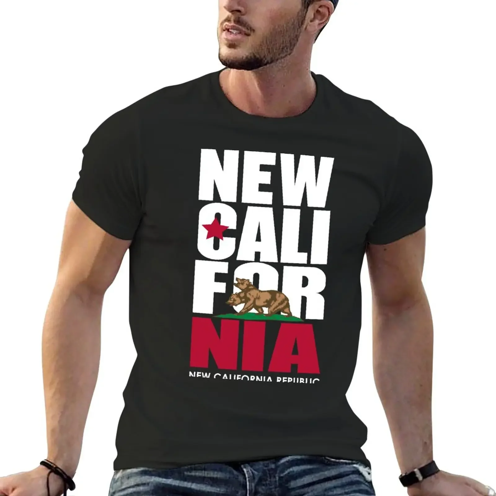 

New California Republic T-Shirt customizeds customs big and tall t shirts for men