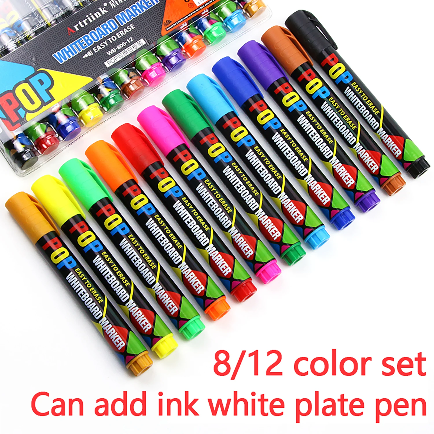 12 Pack Dry Erase Markers For Whiteboards