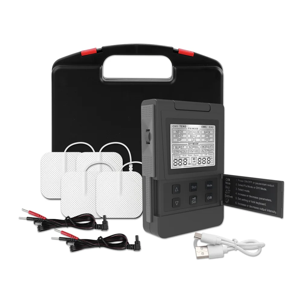 Stimolatore Muscolare Elettrico Ems Tens Fisioterapia Pulse Full Body Neck Back Massage Machine Sollievo Dal Dolore Dispositivo Sanitario