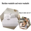 100% Cotton Fitted Bed Sheet with Elastic Band Solid Color Anti-slip Adjustable Mattress Cover for Single Double King Queen Bed 4