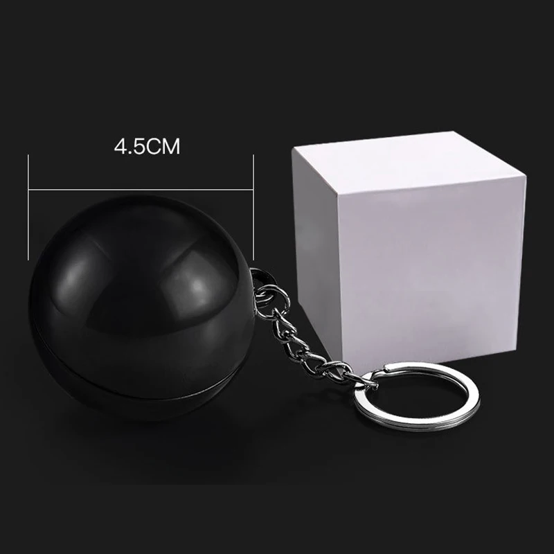4.5CM Portable Magical Prediction Ball Prophecy Ball Keychain for Stress Relief Decision Making Magical Answer Holder Gift