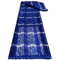 Nigerian Sequins Lace Fabric 2025 High Quality African Lace French Tulle Sequin Embroidery Lace Fabrics For Party Wedding dress 5