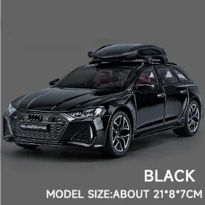 نموذج سيارة RS6 Avant Station Wagon Diecast Alloy،...