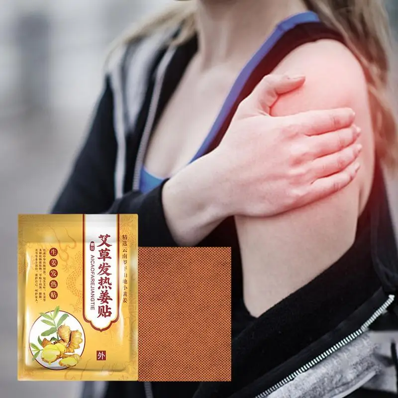 Ginger Patch Self-Heating Natural Plant Extracts Heat Compresses To Relieve Discomfort Improve Fatigue Lower Back 50/100pcs