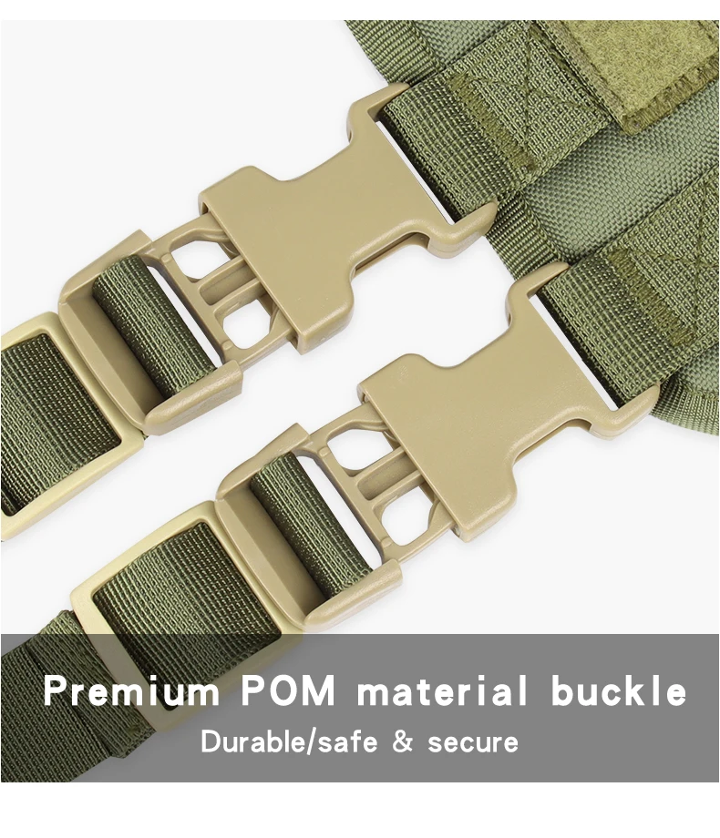 Tactical Dog Harness Military Big Dog Vest German Shepherd Durable Dog Harnesses