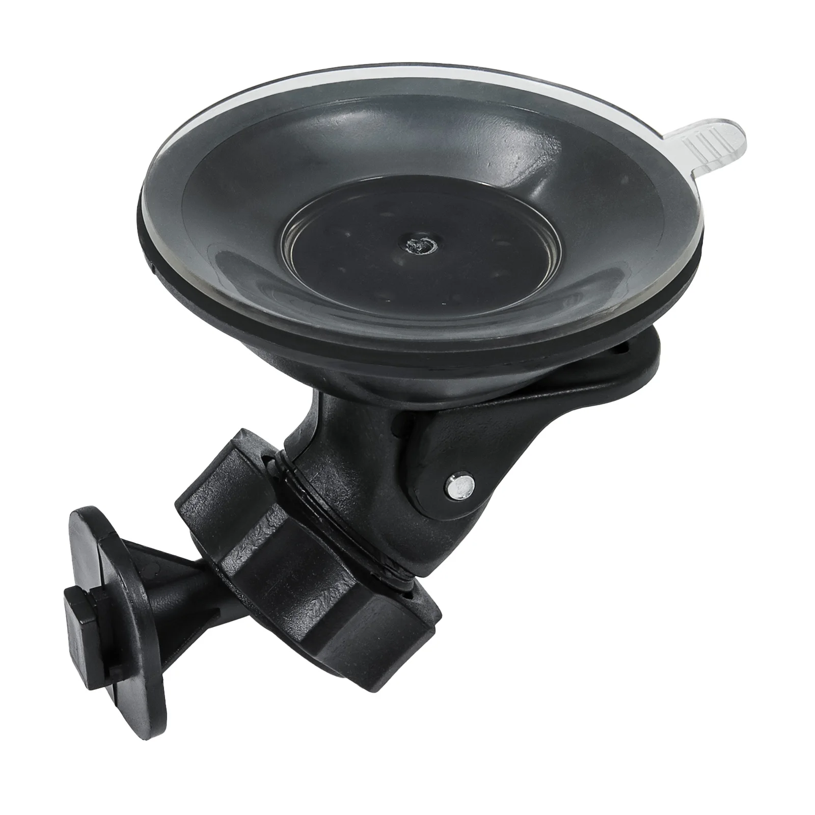 Supporto A Ventosa Per Dashcam E Navigatore – 360°, Con 6 Adattatori, Per Parabrezza E Cruscotto, Nero