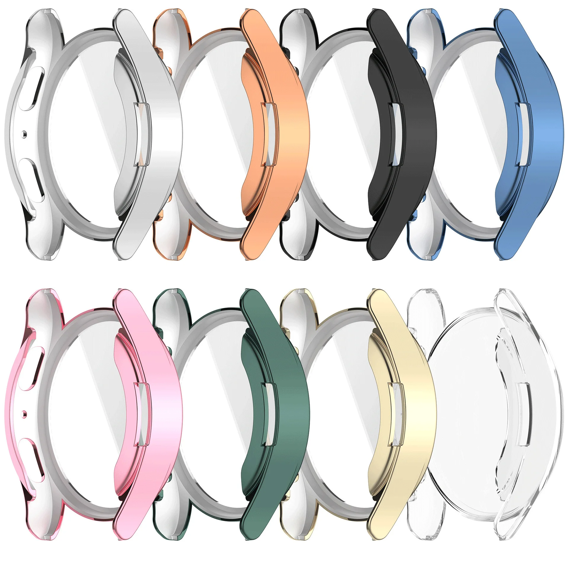 Enhanced Screen Protector Full Cover Case for Smartwatches - Soft TPU Protective Accessories
