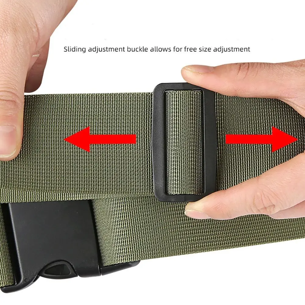 Portable Detachable Buckle Fishing Waist Belt Rod Holder Adjustable Wear Resistance Fishing Wading Belt Rod Holder Outdoor
