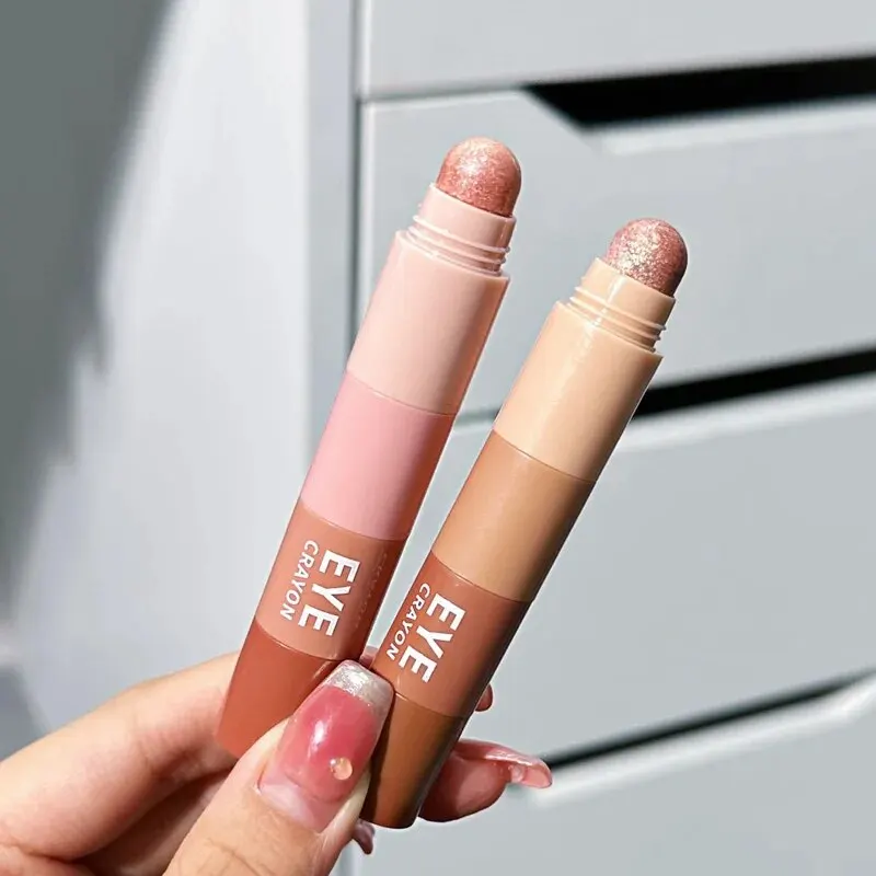 HR540 Four-color Eye Shadow Pen Lying Silkworm High-gloss Earth-color Pearl Shimmer Lazy Eye Shadow Stick