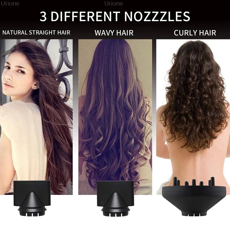 Leafless Hollow Electric Hair Dryer 220V/110V Household Negative Ion Fast Drying Strong Constant High-power Electric Hair Dryer