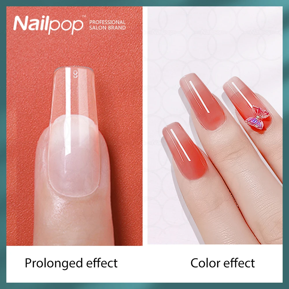 Nailpop unhas postiças dicas de gel x curto amêndoa/caixão cobertura completa acrílico imprensa em unhas falsas americano cápsula arte suprimentos e ferramenta