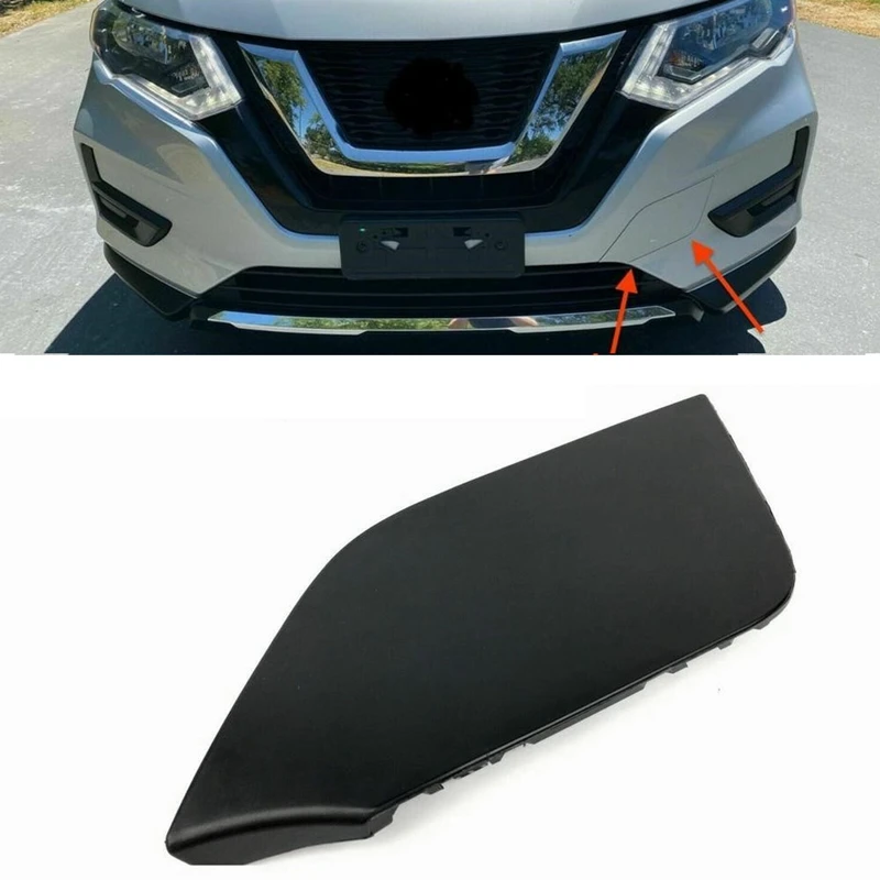 Cache Crochet De Remorquage Avant Nissan Rogue / X-Trail T32 (2017-2020) - Réf. OEM 622A0-6FV0H - Bleu