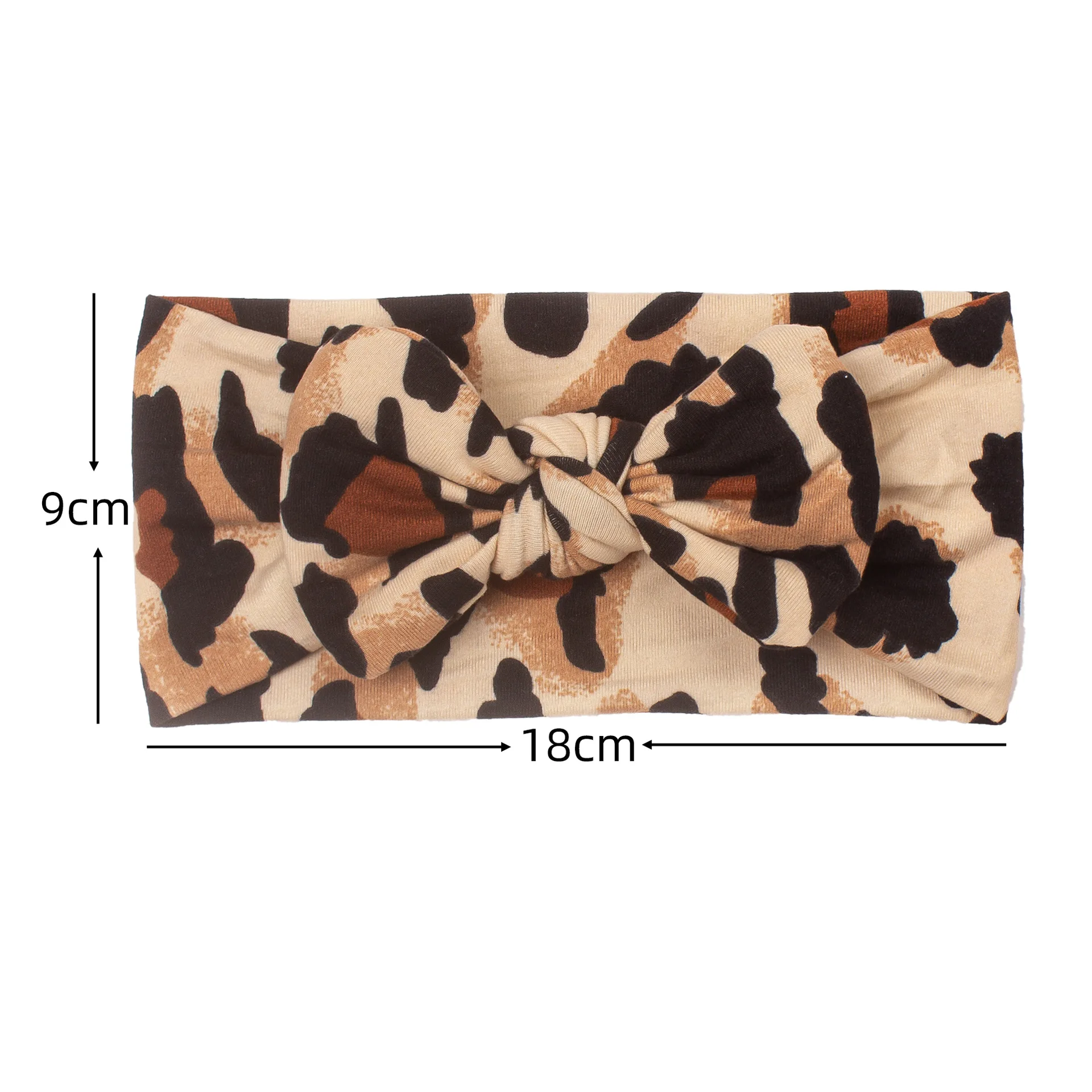 Leopard Baby Bow Headband 5