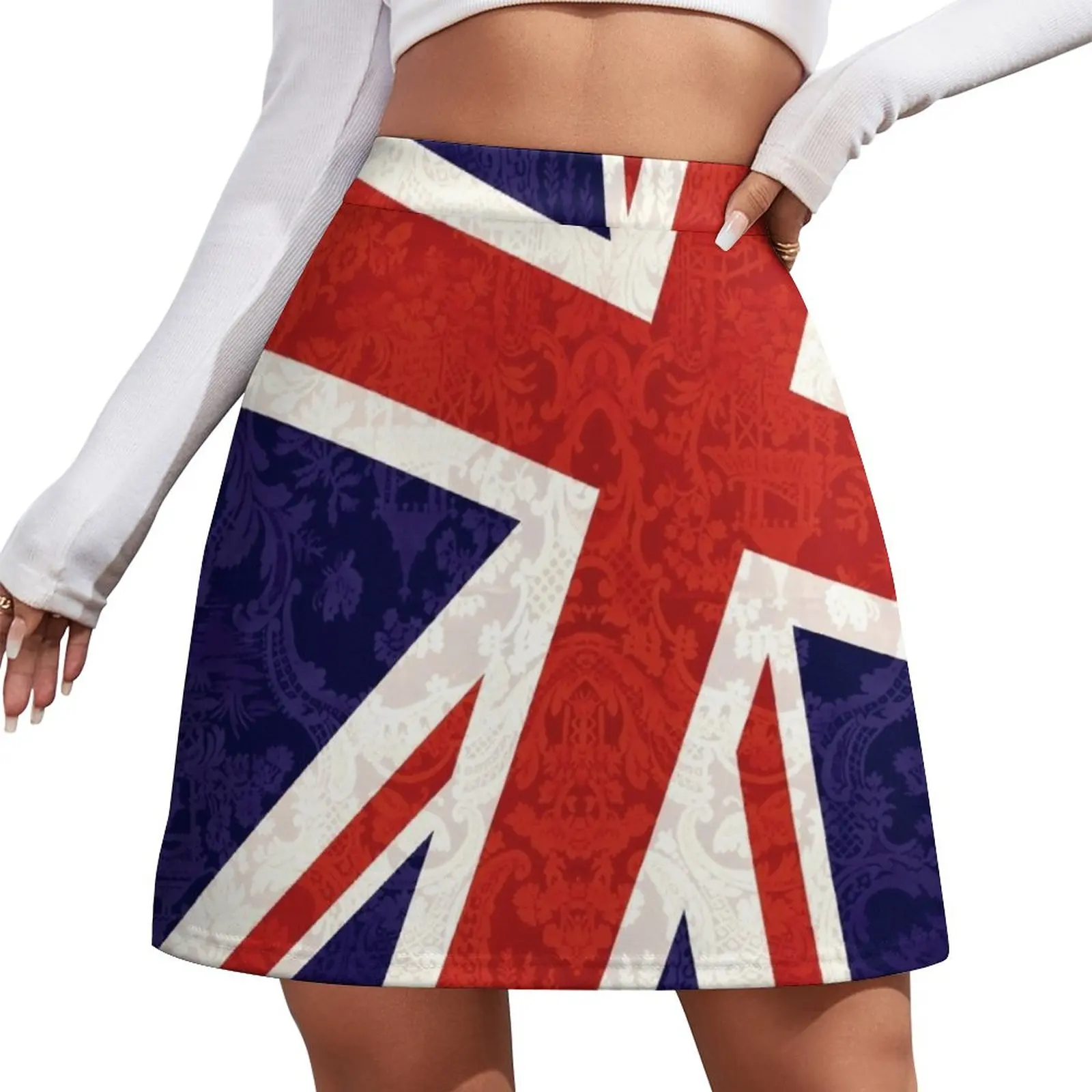 Flying Union Jack Mini Skirt new in external clothes skirt sets