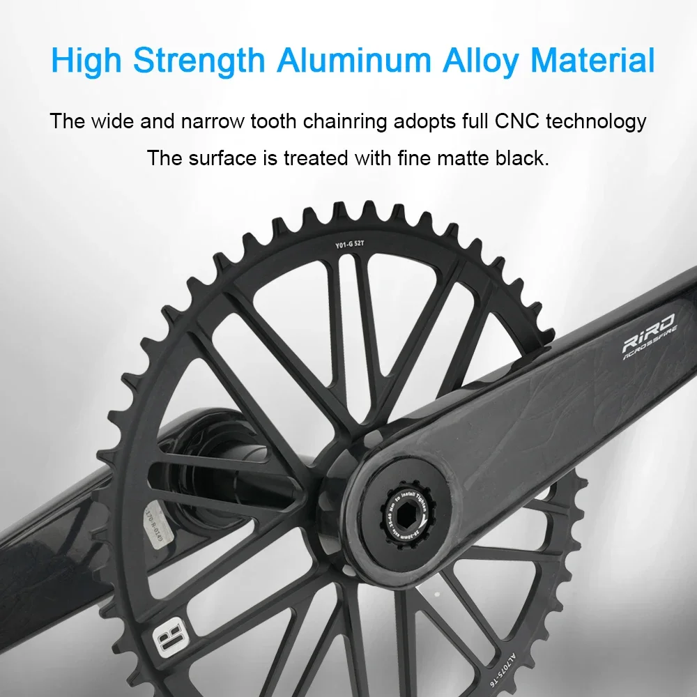 Riro クランクアームセット カーボン S08b73ba63b0f4bd38b2a1a19b5de5