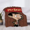 Star Blanket Mr Bean Cartoon Fluffy Soft Blankets & Throws Luxury Cover Sofa Knee Microfiber Anime Throw Child Cute Children's 3