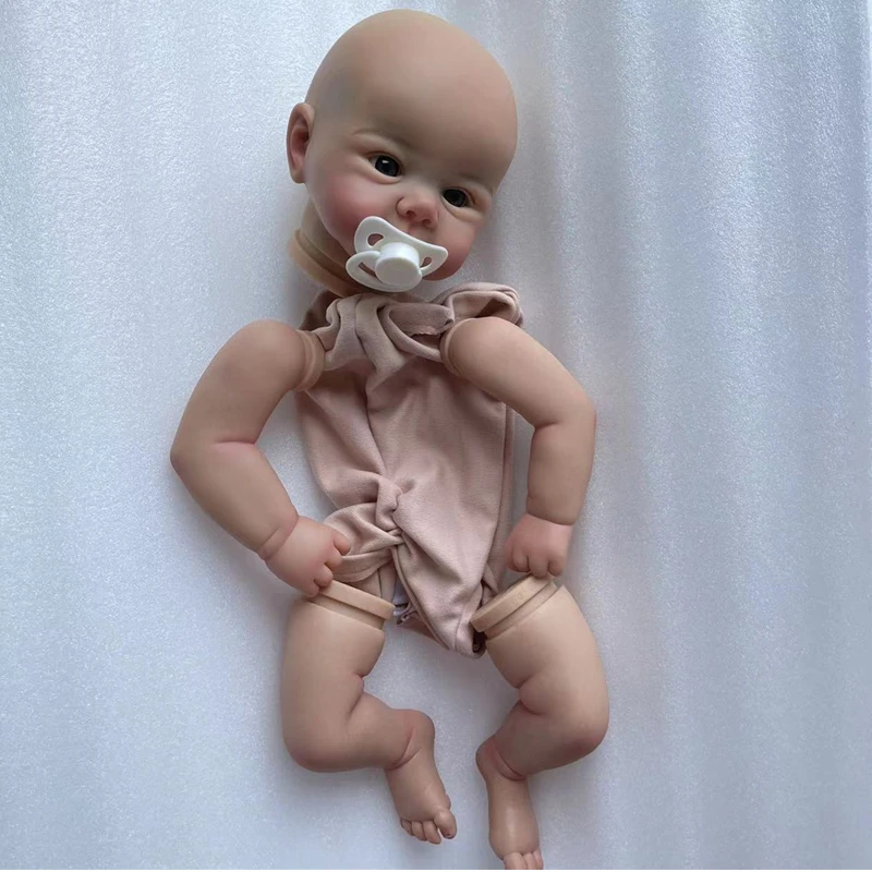 19 inch Painted DIY Reborn Baby Dolls Kit Juliette Soft Vinyl DIY unfinished Bebe Doll Parts молд реборна леви человек который видел все леви д