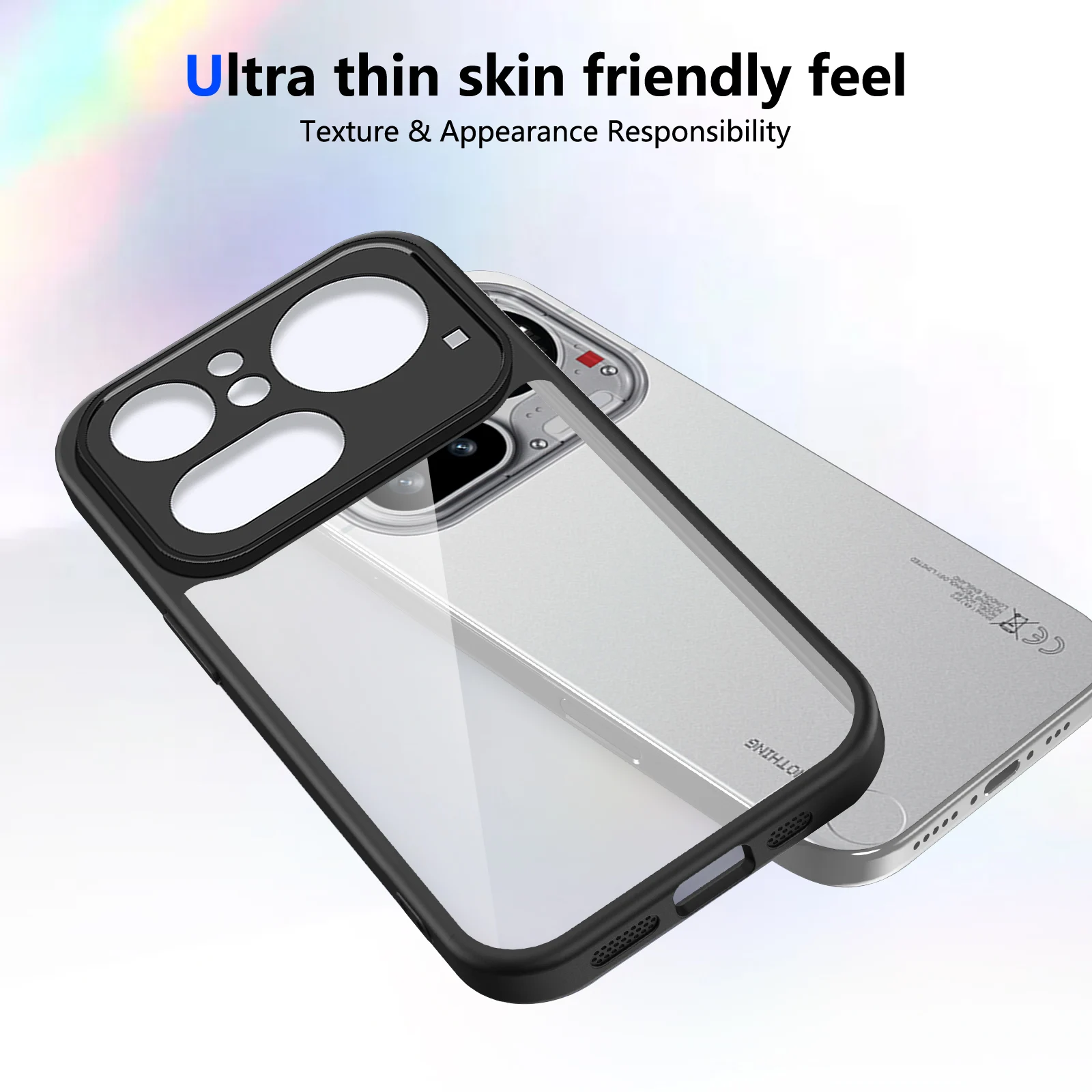 Enhanced Transparent Matte Shockproof Case