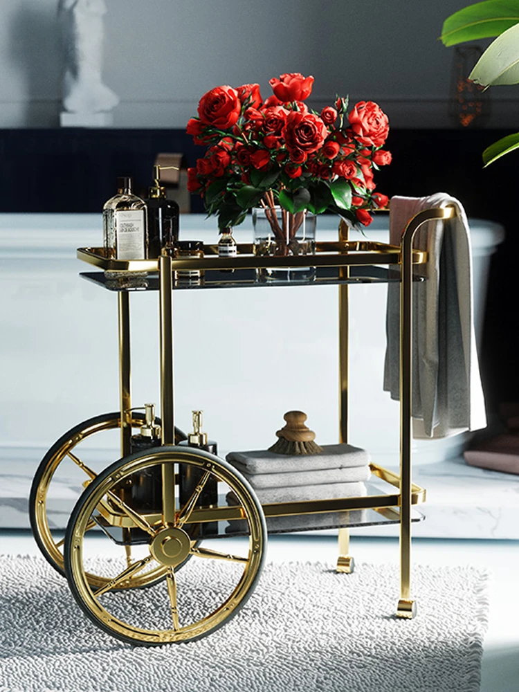 

Nordic dining carts, commercial and household restaurants, mobile small carts, hotels, clubs, high-end wine sailor carts