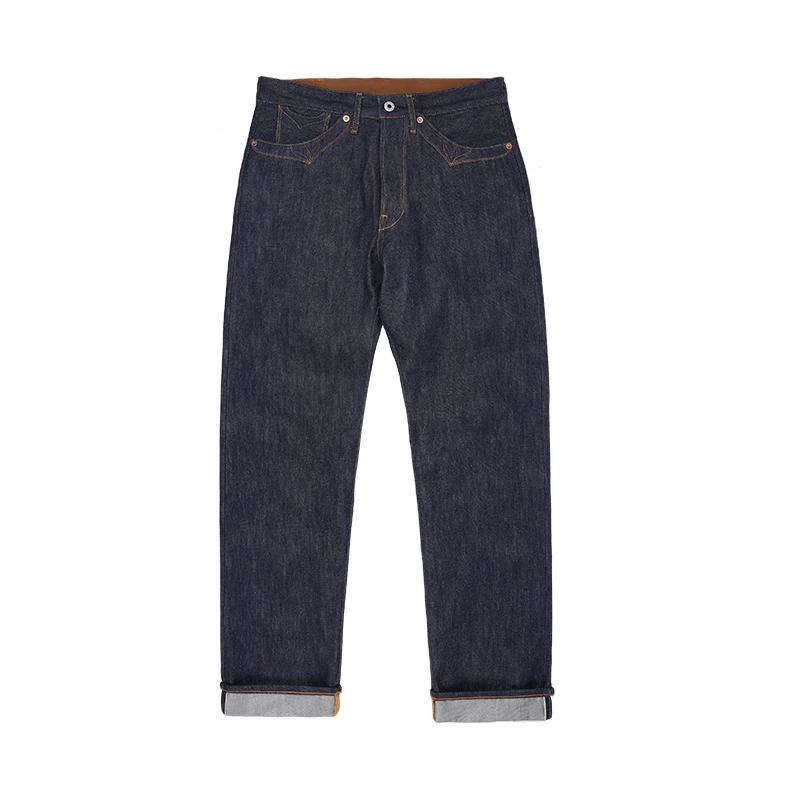 Red Tornado Grass Valley 350 Selvage Denim Jeans Straight Fit Mens Pant Amekaji 5