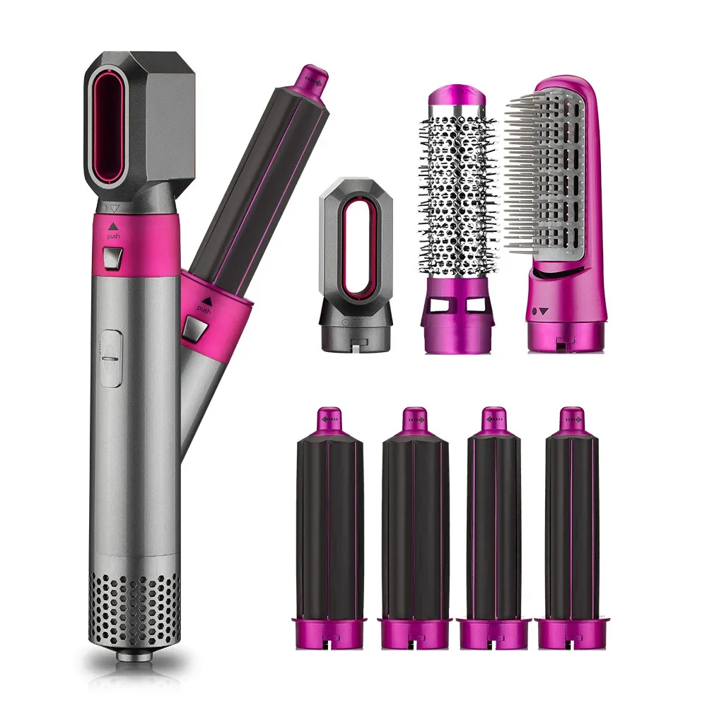 7 in 1 Multi-function Hot Air Comb Dry and Wet Hair Straightener Curly Hair Dryer hair dryer hair straightener hair straightener brush hair straightener comb hot air hair brush