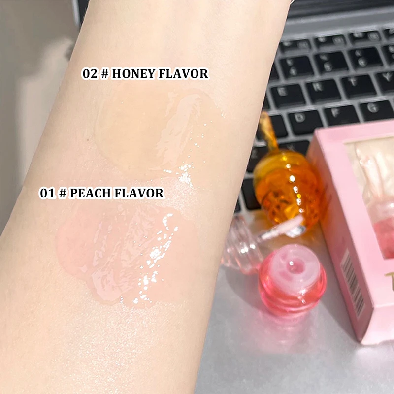 Honeypot lip oil set box Moisturizing hydrating layer mist lipstick all match lip moisturizing lip toot lip gloss parity 6