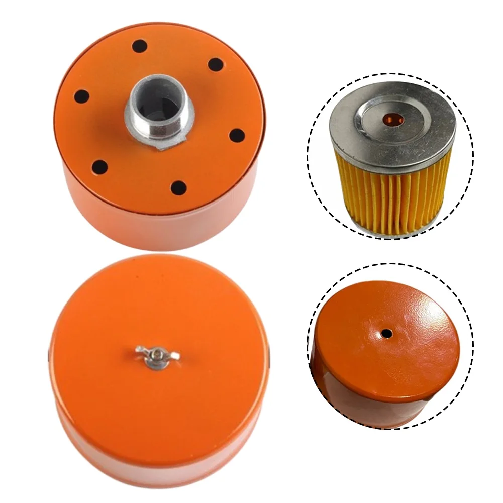 

1pcs 20803090 Belt Air Compressor Accessories Muffler Muffler Filter Silencer Orange Air Tools Accessories