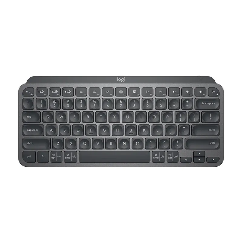 Logitech MX Keys Mini clavier lumineux sans fil minimaliste, Bluetooth, rétroéclairé, USB-C, compatible avec Apple macOS, Windows