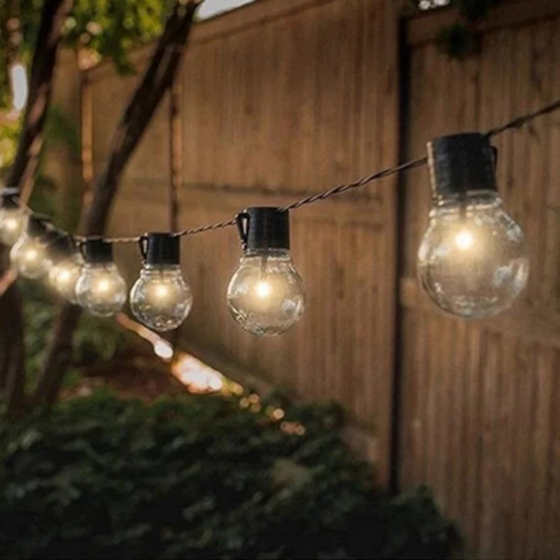 

3/6/10M LED G50 Ball String Lights Waterproof Outdoor Garden Garland String Lights Terrace Garden Pub Christmas Party Decoration