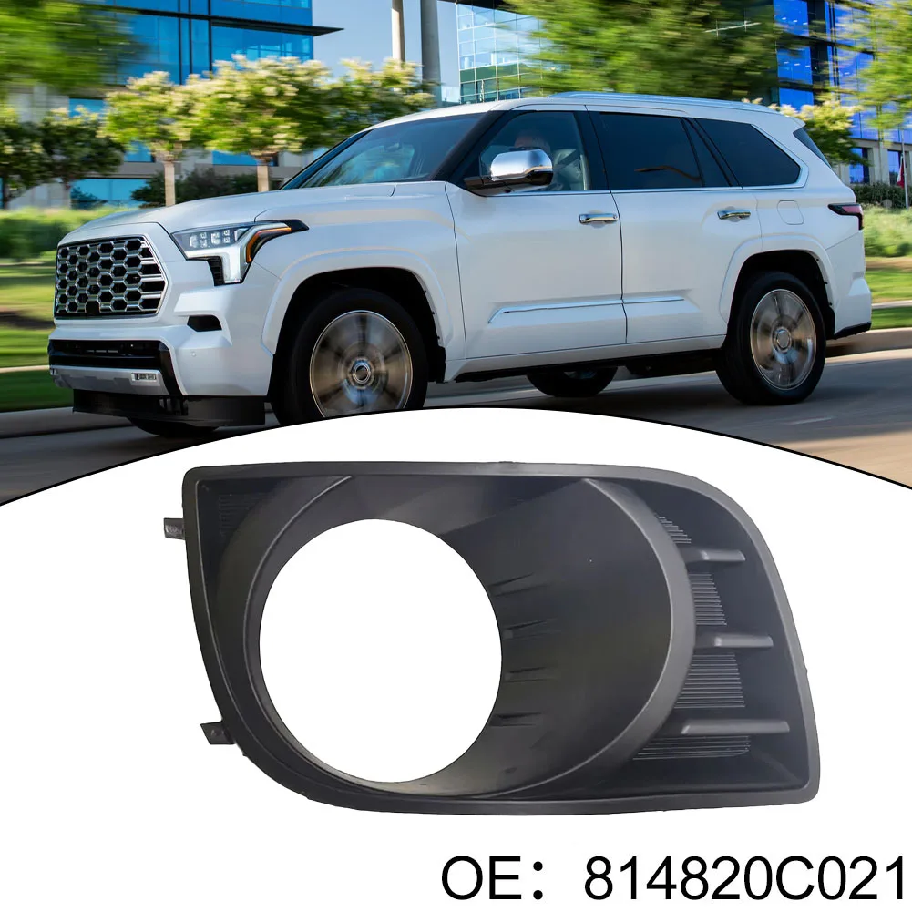 토요타용 안개등 커버 베젤 드라이버, 세쿼이아 5.7L 08-2017 용, 왼쪽 814820C021 ABS 액세서리