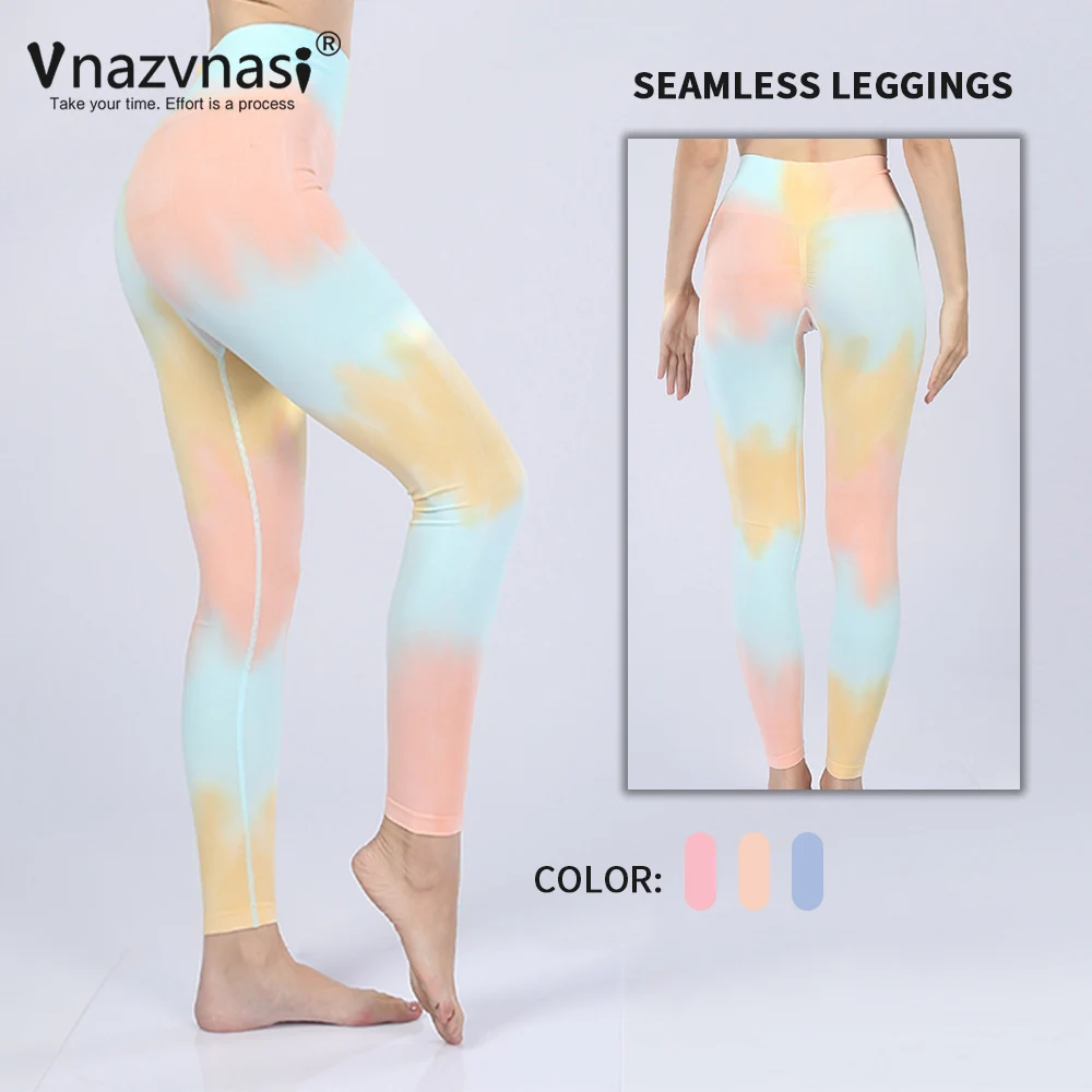 

Vnazvnasi Seamless Yoga Pants High Waist Leggings for Fitness Push Up Sports Tights for Woman Workout Clothes Sportswear Gym