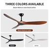 42/52 Inch Nordic LED Ceiling Light Restaurant Living Room Home Remote Control DC Silent Industrial Retro Electric Fan 6