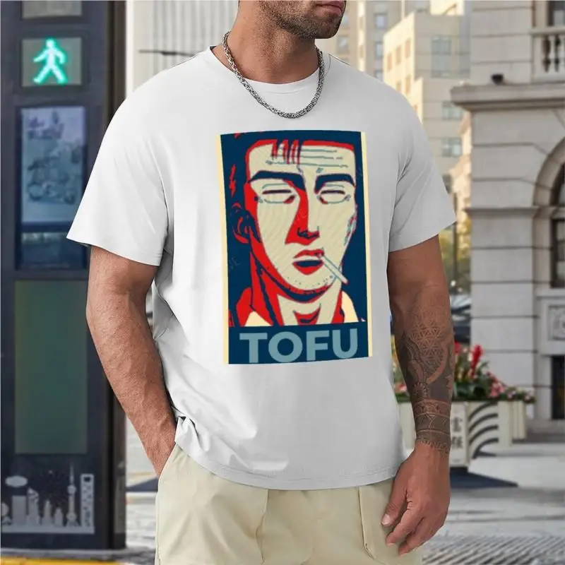 

men cotton tshirt black Initial D Tofu Bunta new edition t shirt Short sleeve tee mens tall t shirts summer male top teeshirt