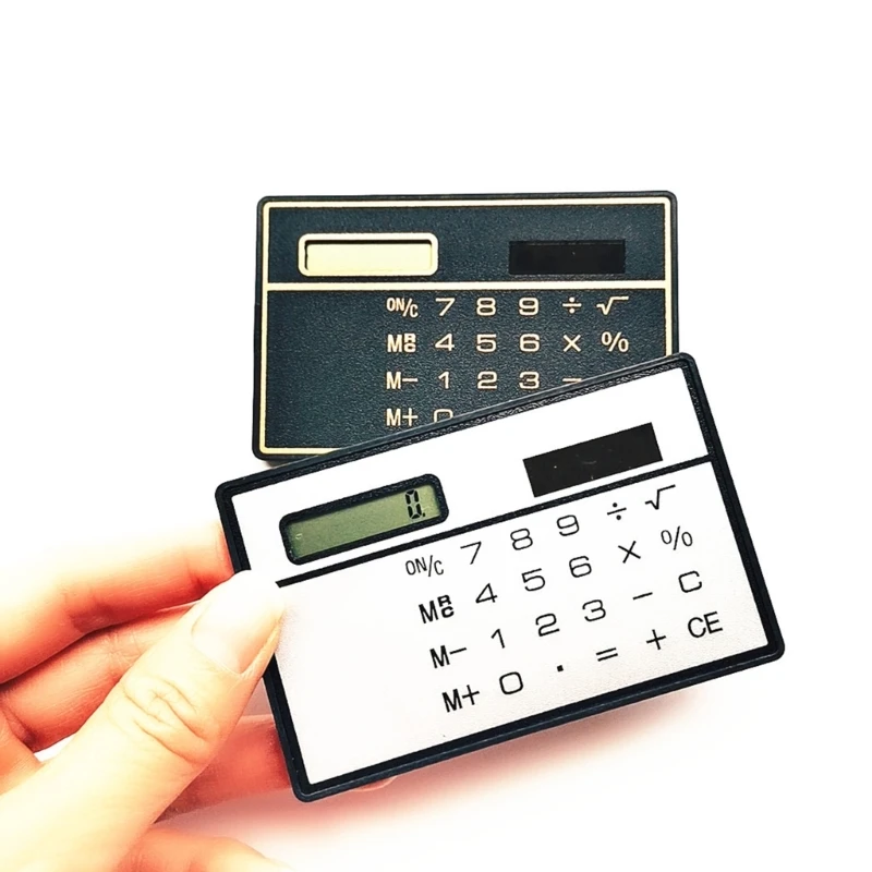 Description Picture 5 of itemSmall Pocket Calculator Solar Powered Calculator 8 Digit Calculator Mini Thin Body Portable Basic Standard Calculator