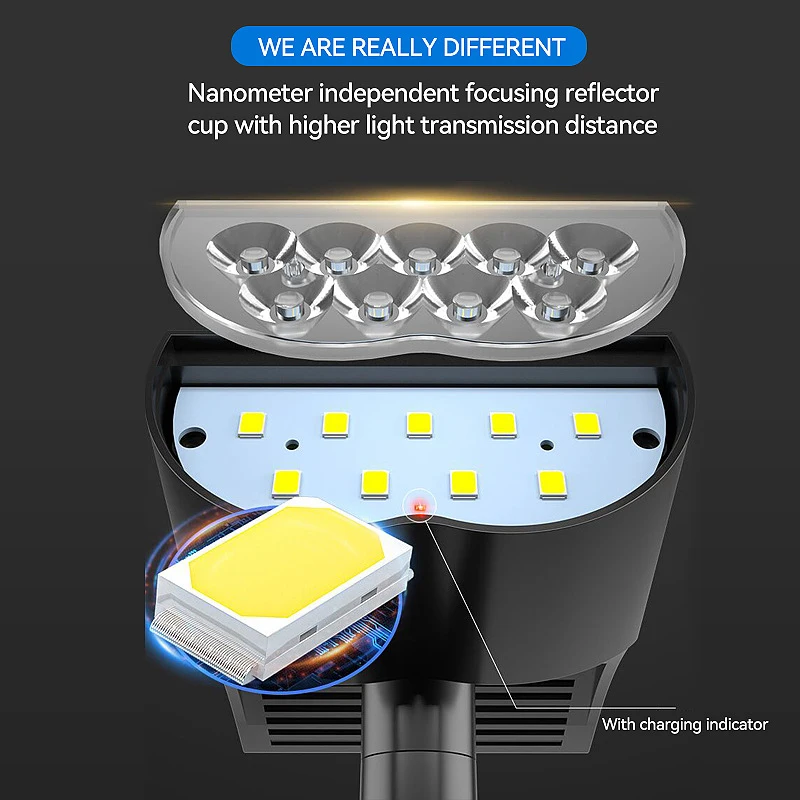 EcoBright Solar Tree Light - Outdoor Dual-Use Spotlight for Courtyard and Landscape Gardens, Super Bright Waterproof Design