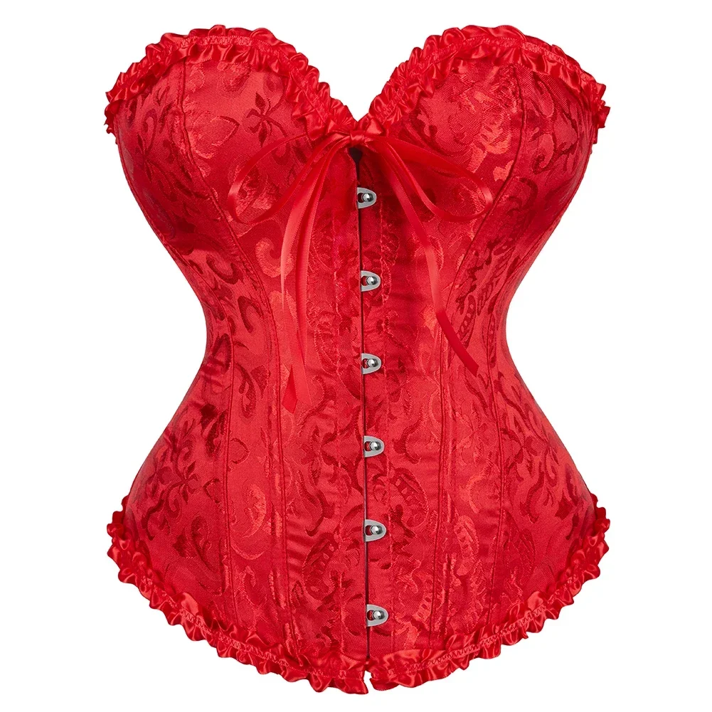 Women's Vintage Gothic Victorian Lace-Up Corset Top - Slimming Waist Shapewear