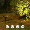 Outdoor Solar Spotlight 9LEDs Brightness Adjustable Spot Lights IP65 Waterproof Solar Spotlight for Garden Patios Porches 5