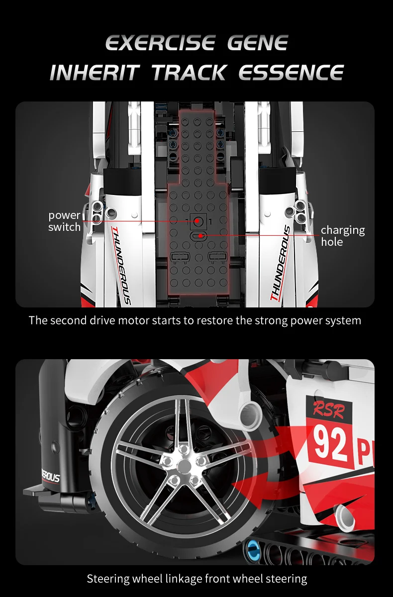 Technical Car App Remote Control K96122 Moter Power Building Blocks Bricks Super Racing Car Sets Toys For Boys Kids Gift Moc Set