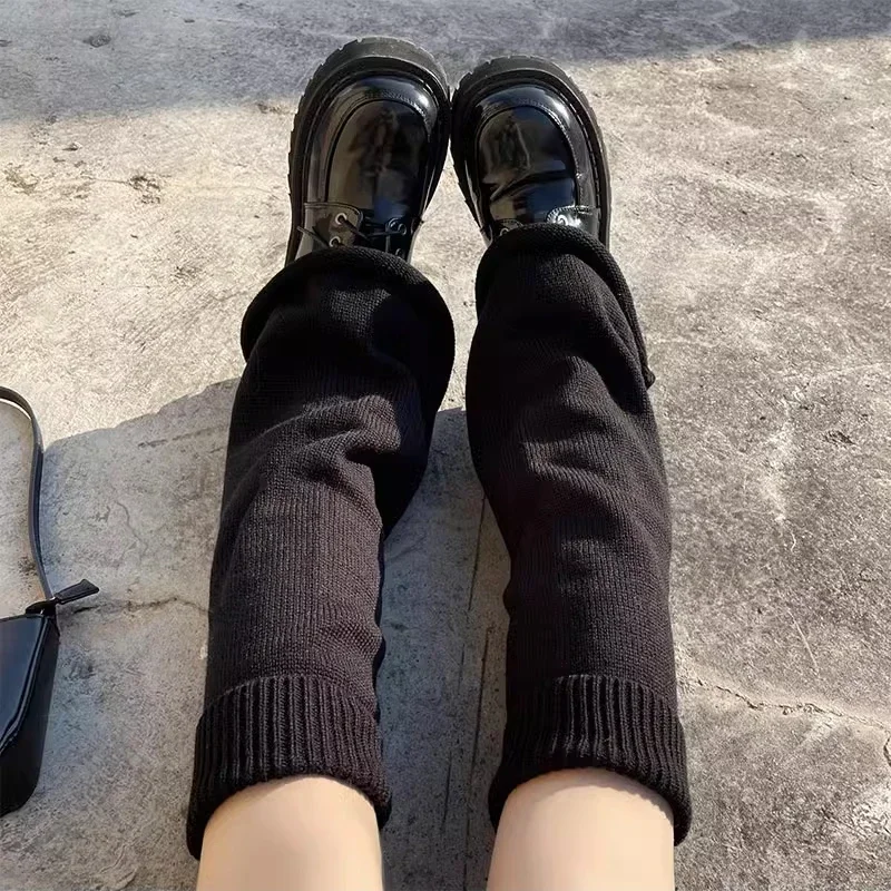 Lolita Socks Cute Flared Knitted Long Warmers Foot Cover Arm Warmer Leg Kawai Jk Autumn Calf Gaiters Sweet Legwarmer leg warmers foot warmers foot socks