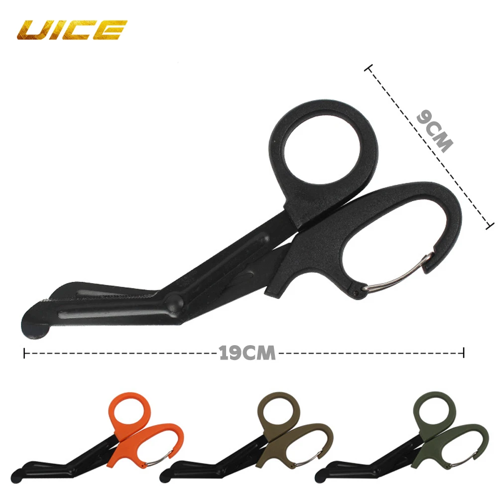 Ice Hockey Tape Scissors With Buckle Multipurpose Stainless Steel Scissor For Cutting PVC Tape Bandage Shear Hockey Accessories