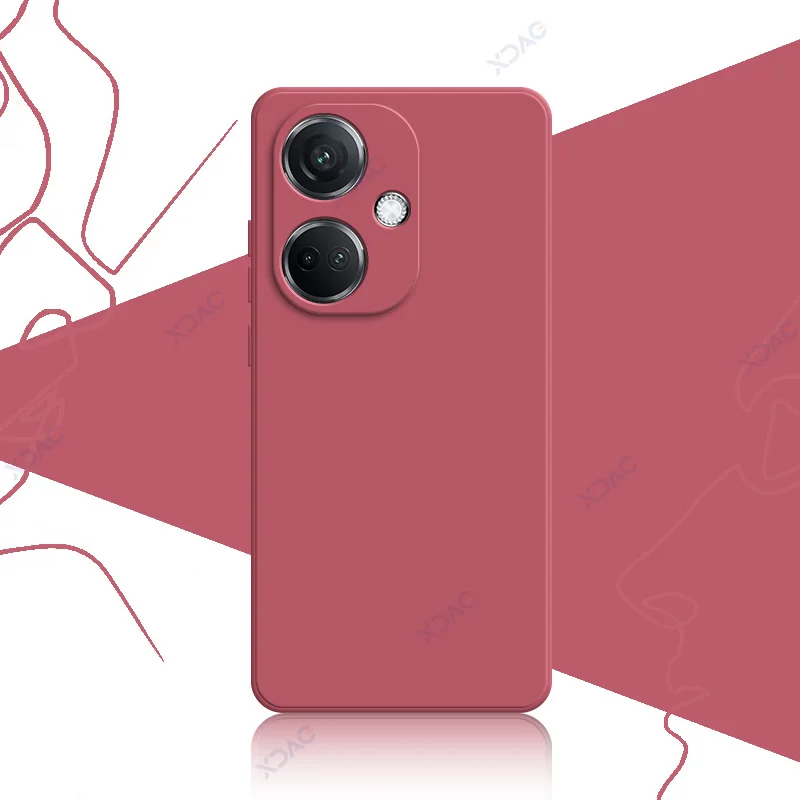 Luxury Dual Liner Shockproof Phone Covers – Square Liquid Silicone Coque