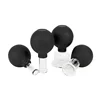 Black Vacuum Cupping Cups Set Rubber Head Glass Anti Cellulite Massage Medical Chineses Therapy Cupping Therapy Tool 1